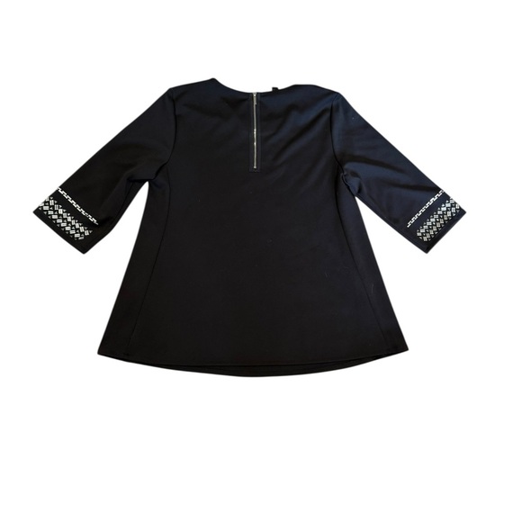 🎉 Alfani Black Embellished Tunic Top – Size M | NYE Ready ✨ - Picture 5 of 5